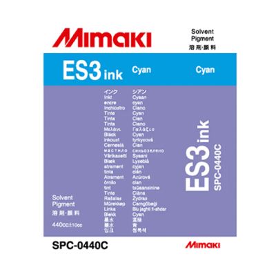 Mimaki ES3 Eco-Solvent Ink 440ml - Cyan