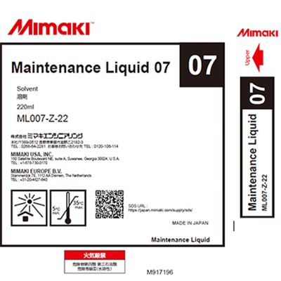 Mimaki Flushing/Cleaning Liquid 07 1L (JFX Series)