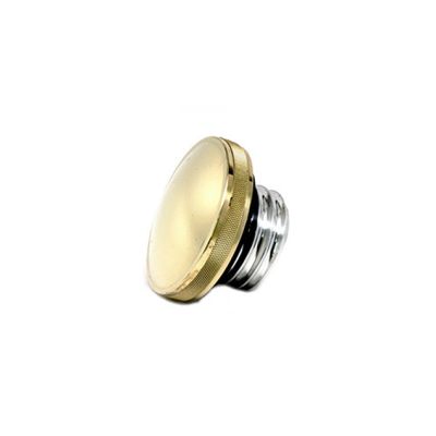 Mirror Gold Brass Cap 15mm Diameter
